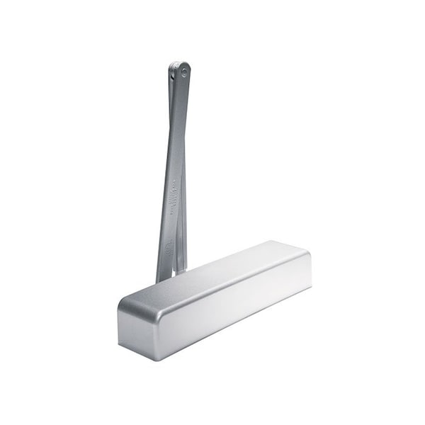 Dorma Door Closer, Aluminum Painted, Super Parallel Arm, Adjustable Size 1-6, Full Plastic Cover 8916-SPA-FC-SN1-689 - main